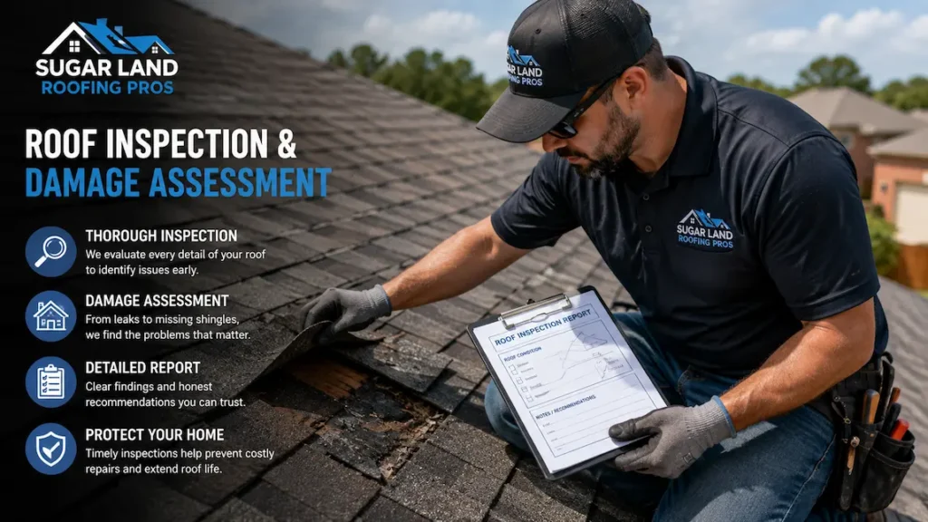 Roof Inspection in Sugar Land TX
