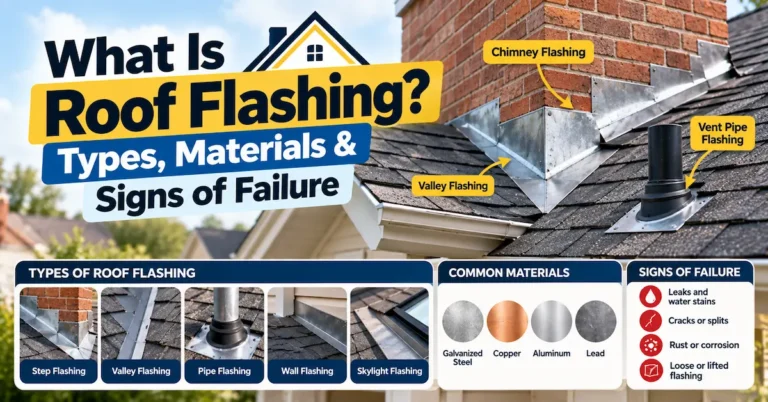 What Is Roof Flashing? Types, Materials & Signs of Failure