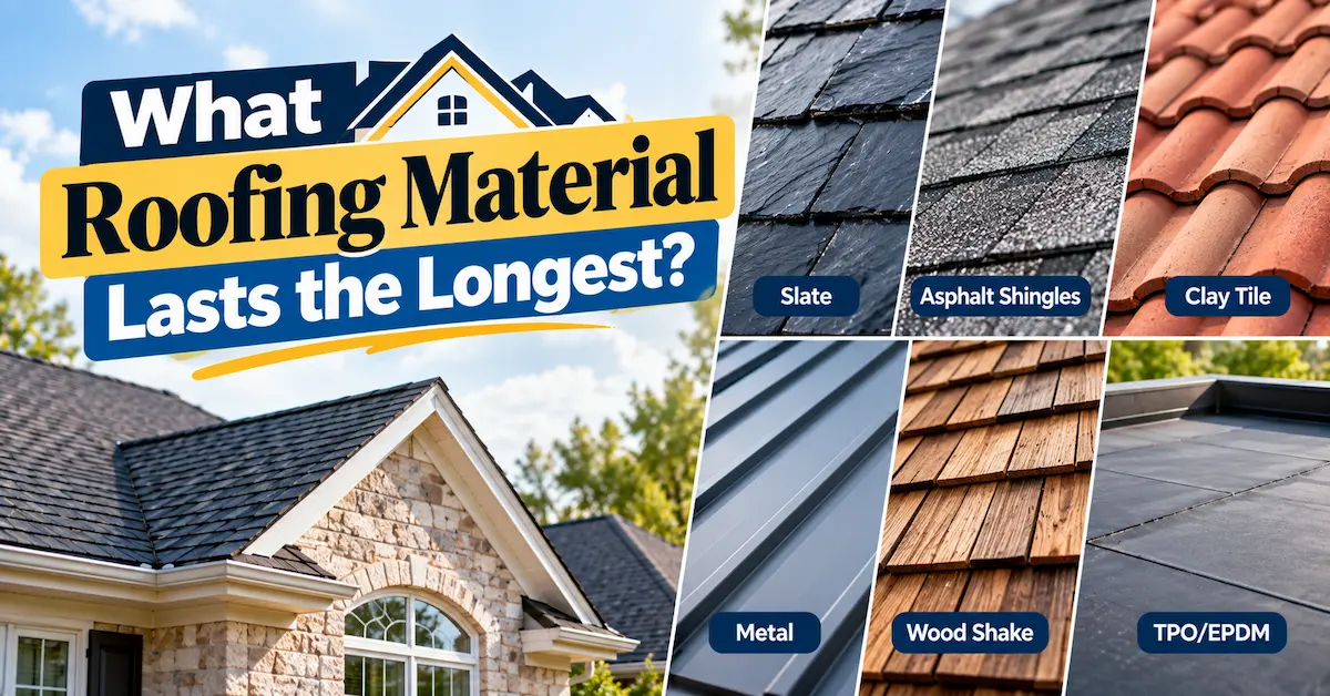 what roofing material lasts the longest