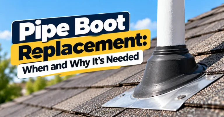 Pipe Boot Replacement: When and Why It's Needed